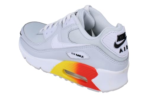 Nike Air Max 90 Big Kids' Shoes (HF5181-001, Pure Platinum/Cosmic Clay/Lightning/White) Size 6.52