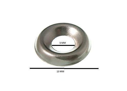 2,000 x Screw Cup Finishing WASHERS NO. 8 Nickel Plated NP
