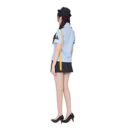 Blouse bleue de policière Be With Love importée du Japon premium