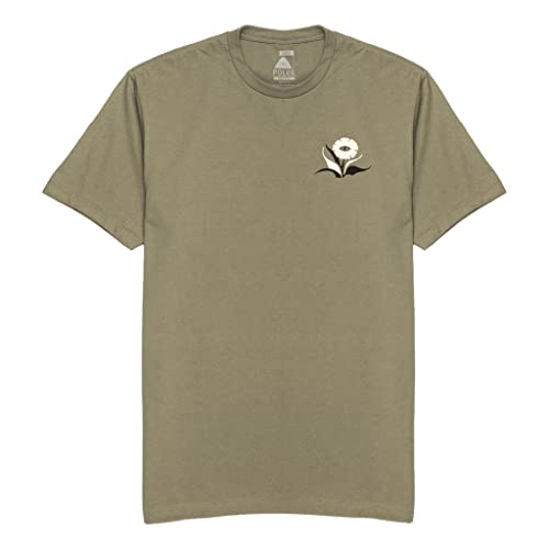 Poler Camiseta Floral Vibes - Verde Militar, verde (Military Green), XL