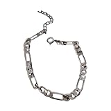 Pulsera de cadena multifuncional y elegante, joyería de moda, cadena hueca, textura de aleación, adecuada para varias ocasiones, doble capa de moda