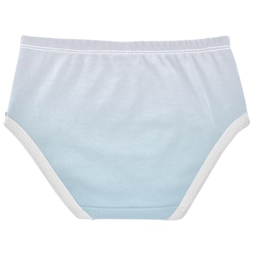 Magnolia Light Blue Gradient Girls Underwear Toddler 2t Cotton Panties for Girl Animal Briefs Undies Kids2