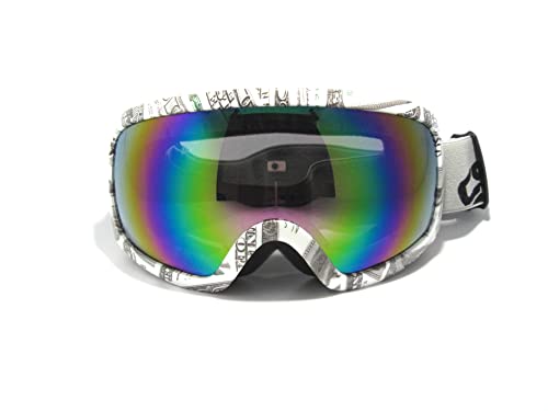 CRG Sports Motocross ATV Dirt Bike Off Road Racing Goggles T815-27-4A T815-27-4A Multi-color lens, dollar printed frame