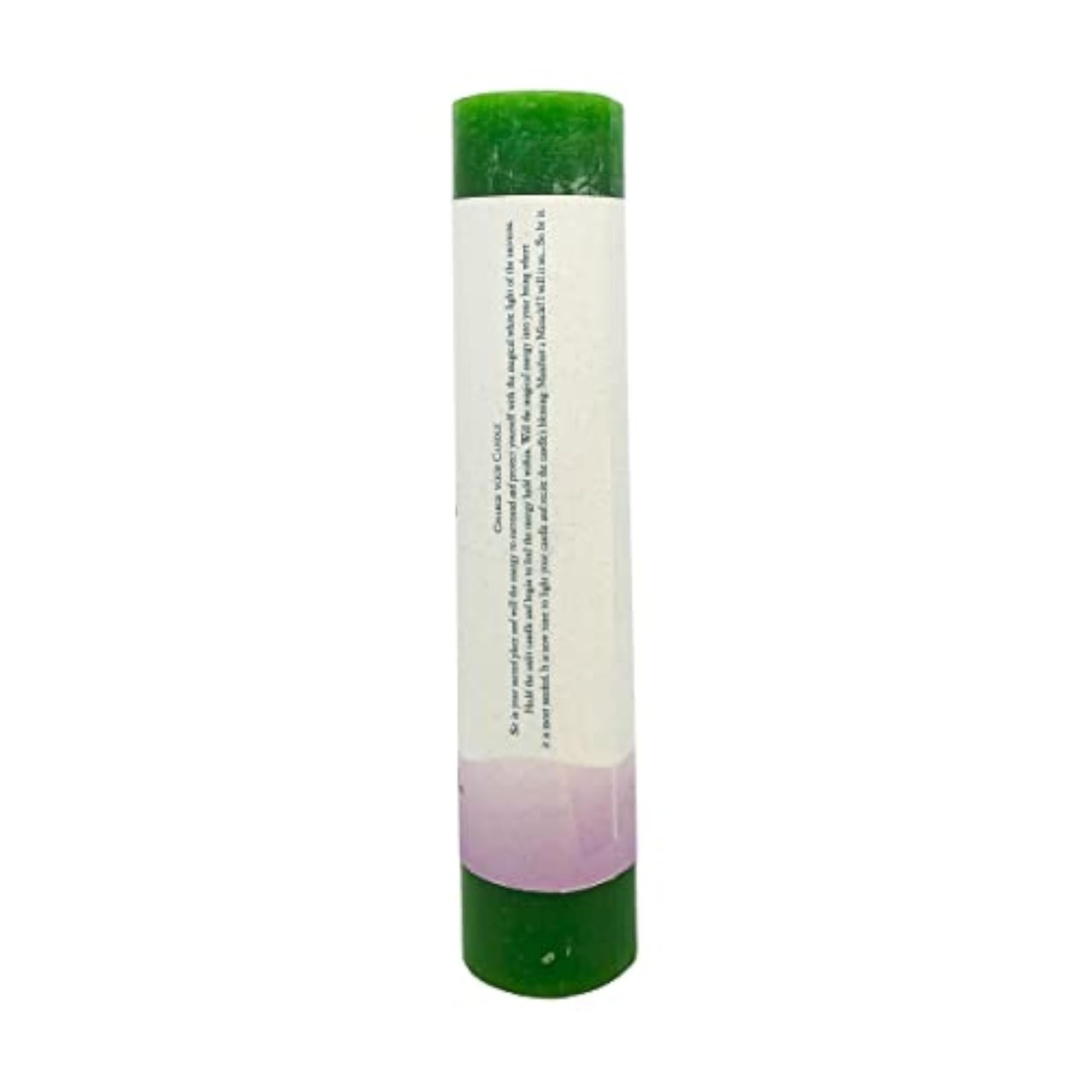 Reiki Charged Herbal Magic Pillar Candle - MONEY, Aromatherapy