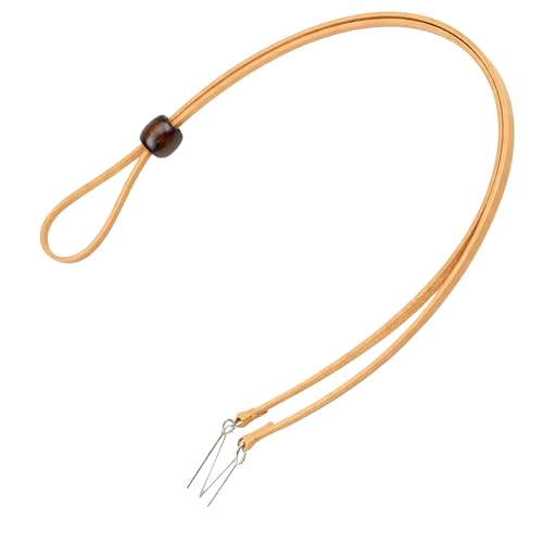 Gamboa 100% Leather Hat Chin Strap for Men and Women Removable Hat Chin Cord for Cowboy and Sun Hats