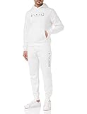 SCHLICHTER ZWEITEILER: Das einfarbige Set besteht aus einem Hoodie mit Kapuze und einer Jogginghose mit Tunnelzug und Bündchen. Das Tommy Hilfiger Branding auf Brust und Bein ist ein dezenter Eye-Catcher