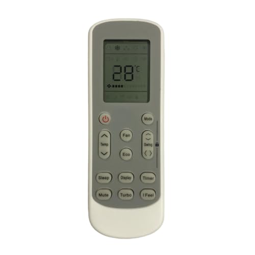 Image of Upix AC Remote No. 191A (I Feel) (No Backlight), Compatible /Replacement for Onida AC Remote Control (Exactly Same Remote Will Only Work)