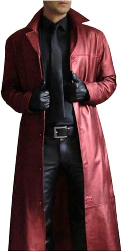 Chaqueta trench retro para hombre DGHM-JLMY miniatura 2