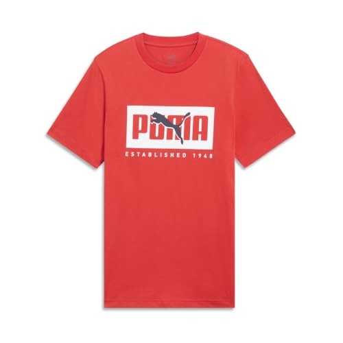 T-shirt graphique PUMA homme rouge S vêtement sport