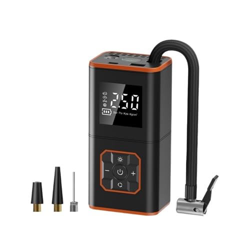 Gonfleur de pneus portable avec écran compresseur air sans fil voiture vélo