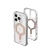 Produktbild URBAN ARMOR GEAR Plyo MS Case kompatibel mit Apple iPhone 16 Pro Hülle (Wireless Charging/Magnetisches Aufladen kompatibel, Sturzfeste Air-Soft Ecken, Erhöhter Rand) Ice (transparent) / Rose Gold