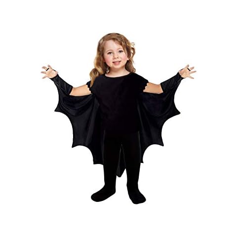 Deluxe Vampire Gothic Bat Wings Costume Cape Fancy Dress Halloween Outfit New by Lizzy® (Toddler) Cover