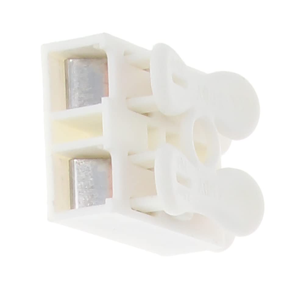 Jutagoss 150 Pcs ZQ-2P Quick Connector Spring Wire Connector Terminal Block Spring Connector for LED Strip Light Wire Connecting