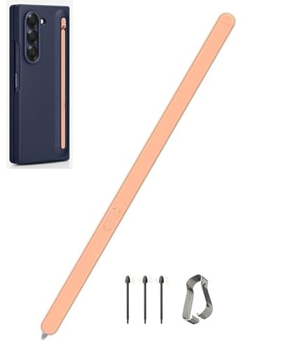 Galaxy Z Fold 6 Pen Fold Edition, Slim 1.5mm Pen Tip, 4,096 Pressure Levels with Anti-Mistouch Technology, Compatible with Samsung Galaxy Z Fold 6/Fold 5/Fold 4/Fold 3 + Tips/Nibs (Pink)