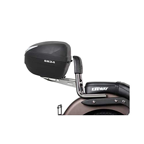 Fixation SHAD NADTN Custom Universal Noir robuste pour platine de moto