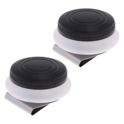 Palette Cup with Lid, 2 Pieces Stainless Steel Single Dipper Palette Cup Clip Container Pot Oil Painting Pot...
