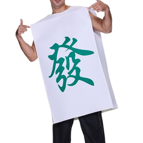 Costume Mahjong original pour amuser vos amis en fête domestique