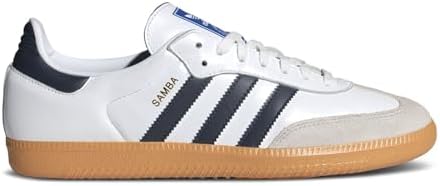 Adidas Samba OG Tênis masculino, Goma índigo branca noturna, 42