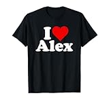 I LOVE HEART ALEX TEES