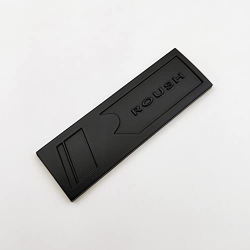 Axlezx 3D Metal Roush Logo Car Emblem Premium Badge Racing Sport Turbo Sticker Performance Decal (Rear,Black) #TOP1