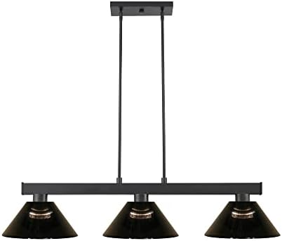Z-Lite 3 Light Billiard Light 152MB-ARS, Matte Black