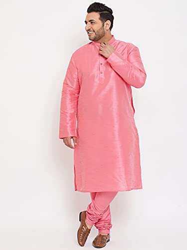 Image of VASTRAMAY Plus Size Men's Silk Blend Kurta Set-New