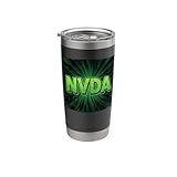 NVDA Green Logo Stainless Steel Insulated Tumbler