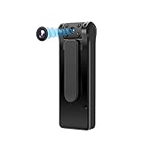 Cámara Oculta-Cámara espía-Mini cámara Corporal 6 Horas Duración de la batería Tarjeta de 32GB incluida Cámara espía 1080P Detección de Movimiento Cámara Oculta Personal para el hogar y la Oficina