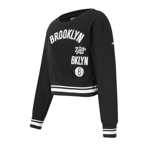 Image of Pro Standard Big Girls NBA Retro Classics Fleece Crewneck Sweatshirt