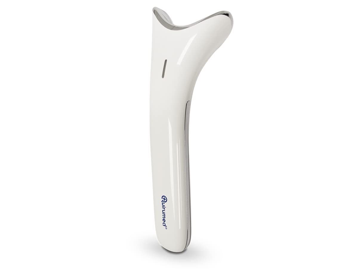 QUIRUMED Masajeador facial por microcorrientes para lifting, cuidado facial, ergonómico, eléctrico, 11.000 rpm, de viaje, 1.5V AAA