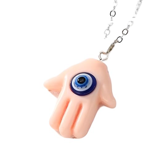 Collier Argent Mauvais Œil Simple Dinde Idée Cadeau Anniversaire et Fêtes