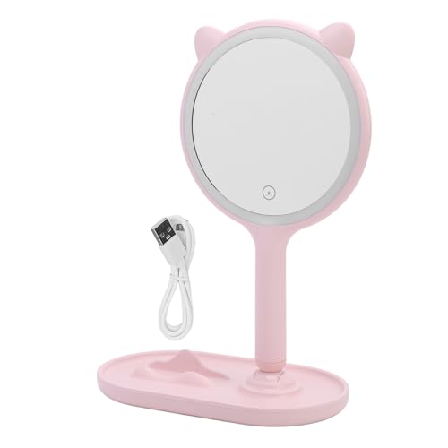 Miroir de maquillage lumineux réglable haut de gamme et nomade chic
