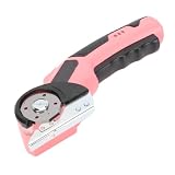 Xiuganpo Forbici Elettriche Senza Fili, Taglierina Elettrica per Tessuti con Motore a Coppia Elevata da 4 V, Taglierina Leggera Senza Fili per Cartone con Luce LED Blocco di Sicurezza Batteria da