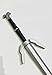 PKK, Fantasy Foam Sword The Witcher Set Twin Snakes & Wolf Emblem Two Hand High Density Medieval Swords for Costplay and Collection, Silver