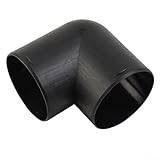 Gdfnmogo Codo de conducto de aire en forma de L de 75 mm para calentadores de estacionamiento de automóviles, compatible con Webasto y otros sistemas de calefacción de aire de 12 V RV/remolque, salida