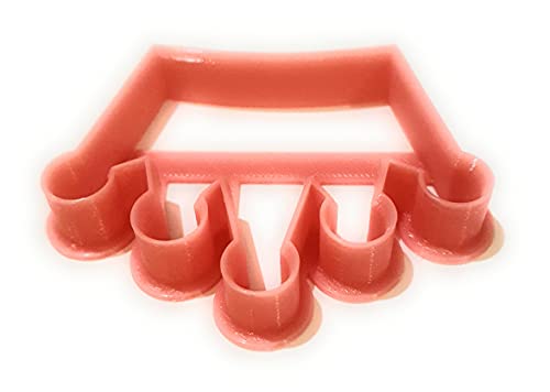 T3D Cookie Cutters Crown Cookie Cutter, Suitable For Cakes Biscuit And Fondant Cookie Mold For Homemade Treats, 3.36'' X 2.67'' X 0.55'' #TOP3