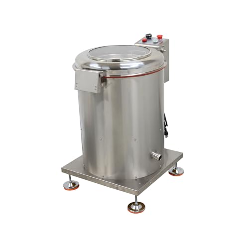 WYDDDARY 5.3Gallon Commercial Food Dehydrator Fully Automatic Spin Dryer Stainless Steel for Soymilk Vegetables Meat 110V