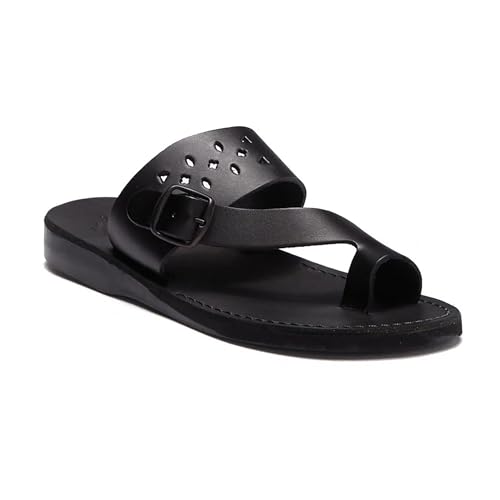 Ezra - Leather Cut Out Sandal - Mens Sandals