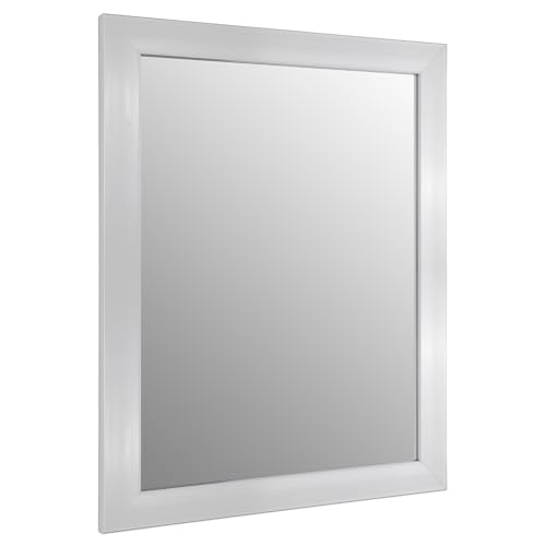 Image of Rectangular Wall Mirror 20x16 Inch Bathroom Mirror for Over Sink, Nickel