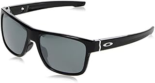 Oakley Crossrange Asian Fit Sunglasses Polished Black/Prizm Black Lens