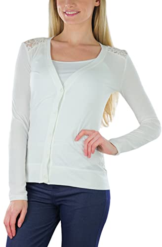 Image of ToBeInStyle Women's Long Sleeve Button Down V-Neck Cardigan