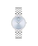 Movado Museum Classic Women's Watch - Swiss Quartz, Stainless Steel Bracelet - Lab-Grown Diamond Bezel - 30mm