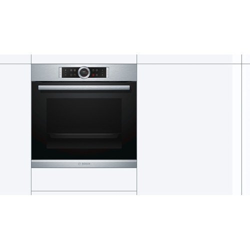 Bosch HBG632TS1 Serie 8 Einbau-Backofen, 60 x 60 cm, Made in Germany, 4D Heißluft Backen auf 4 Ebenen, TFT-Touchdisplay… – Bild 3