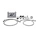 Mishimoto MMOC-CSS-10SL Oil Cooler Kit Non-Low Temp Thermostatic Compatible With Chevrolet Camaro SS 2010-2015 Silver