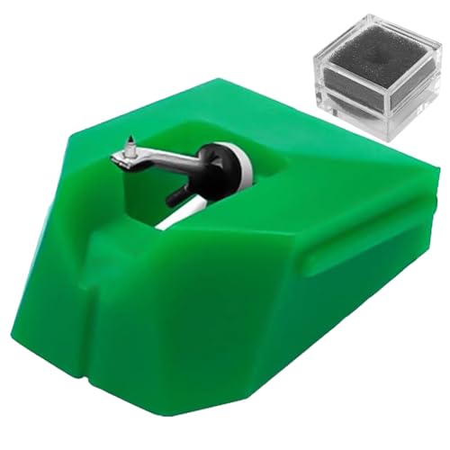 Oval Tip Needle for Precision Sound: This replacement needle features an oval tip, ensuring precise tracking and delivering accurate, high-quality sound for your vinyl records without distortion