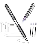 64GB Voice Recorder Pen with Type-C USB AI Noise Reduction 7200Hrs Voice Activated Audio Recorder, MP3 Player USB Flash Drive, Concealable for Class, Work, Interviews