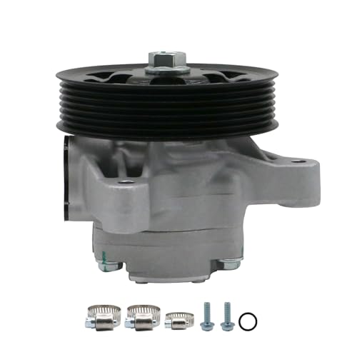 Image of 21-5419 Power Steering Pump with Pulley Fits for 2011-2002 Honda CR-V, Power Assit Pump Assembly Replace # 56110-PNB-306, 96-5419