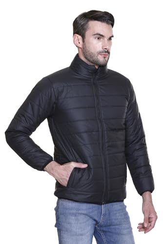 Image of Sanhok Mens Waterproof Premium Imported Polyester Trendy Lightweight Stylish Regular Fit Standard Length Full Sleeve Zipper Jacket for Winter Casual Wear