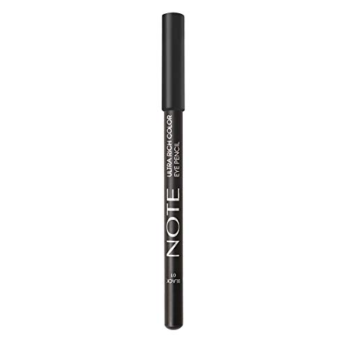 NOTE Ultra Rich Color Eye Pencil 01, Black, 1.1g