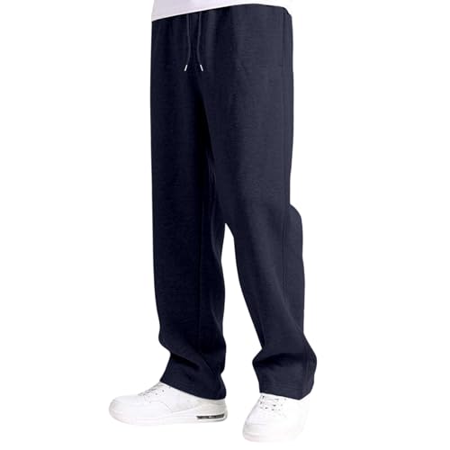 Boys Sweatpants Loose Fit Straight Leg Cargo Sweat Pants Elastic Waist Trousers Streetwear with Pockets3